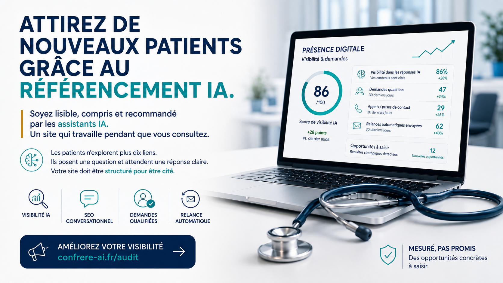Attirez de nouveaux patients grâce au référencement IA